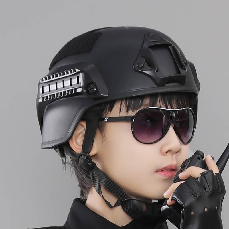 Black helmet